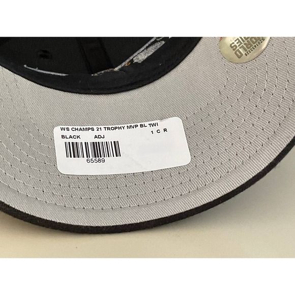 '47 Atlanta Braves 2021 World Series Champions MVP Adjustable Hat Black - Picture 7 of 9